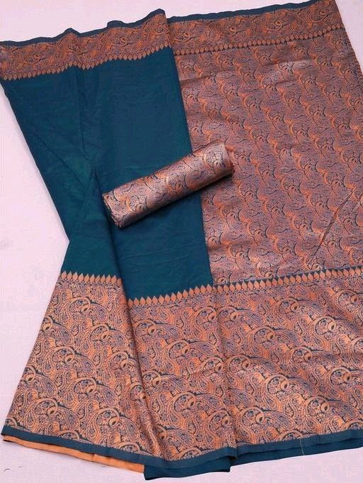 Plain Soft Lichi Silk Designer Saree – Luxurious Ethnic Wear for Women