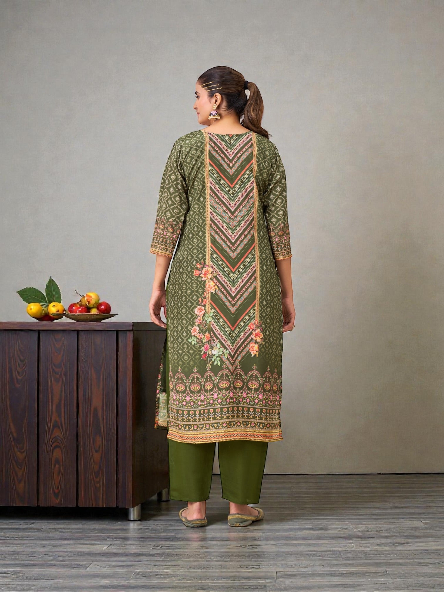 Muslin Digital Print Traditional Salwar Kameez, Cultural Wear for Women
