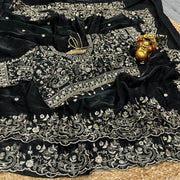 Space Silk traditional saree with ready blouse, vibrant cultural wear for women, by Saree Ghor Charlotte, shown in image IMG_4068.jpg.