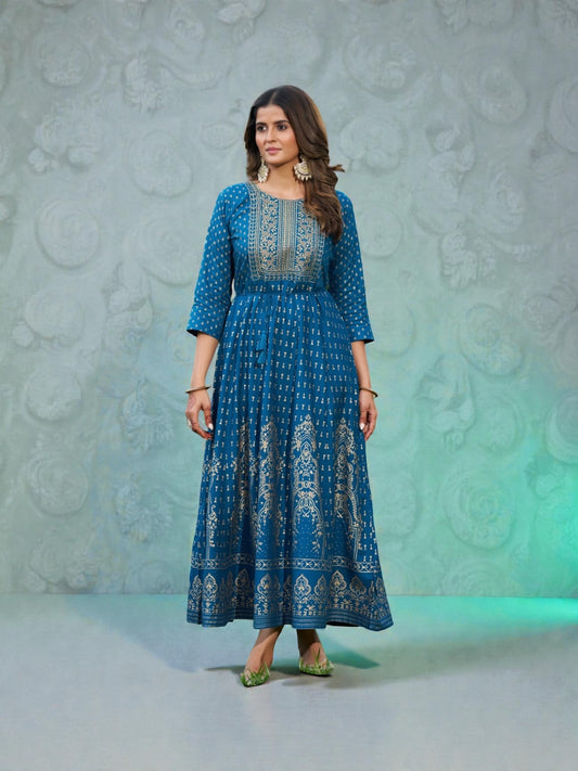 Rayon Print Traditional Kurti, Cultural Wear for Women