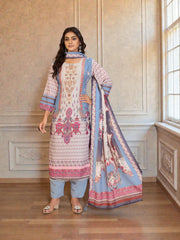 Masleen digital printed traditional salwar kameez in vibrant colors, showcasing elegant cultural wear for women.