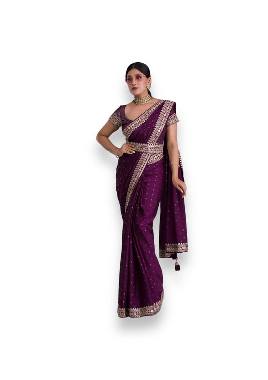 Enchanting Evening: Couture Party Wear Saree -03, Clearance