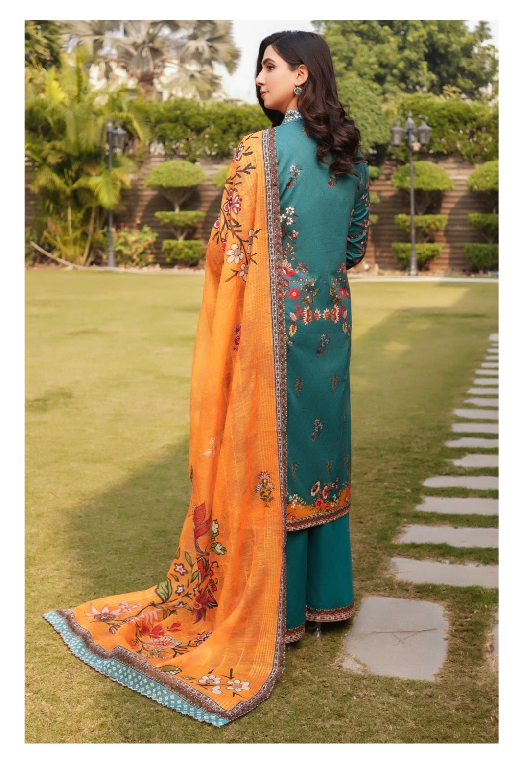 Traditional Pakistani Cotton Salwar Kameez, Cultural Wear for Women