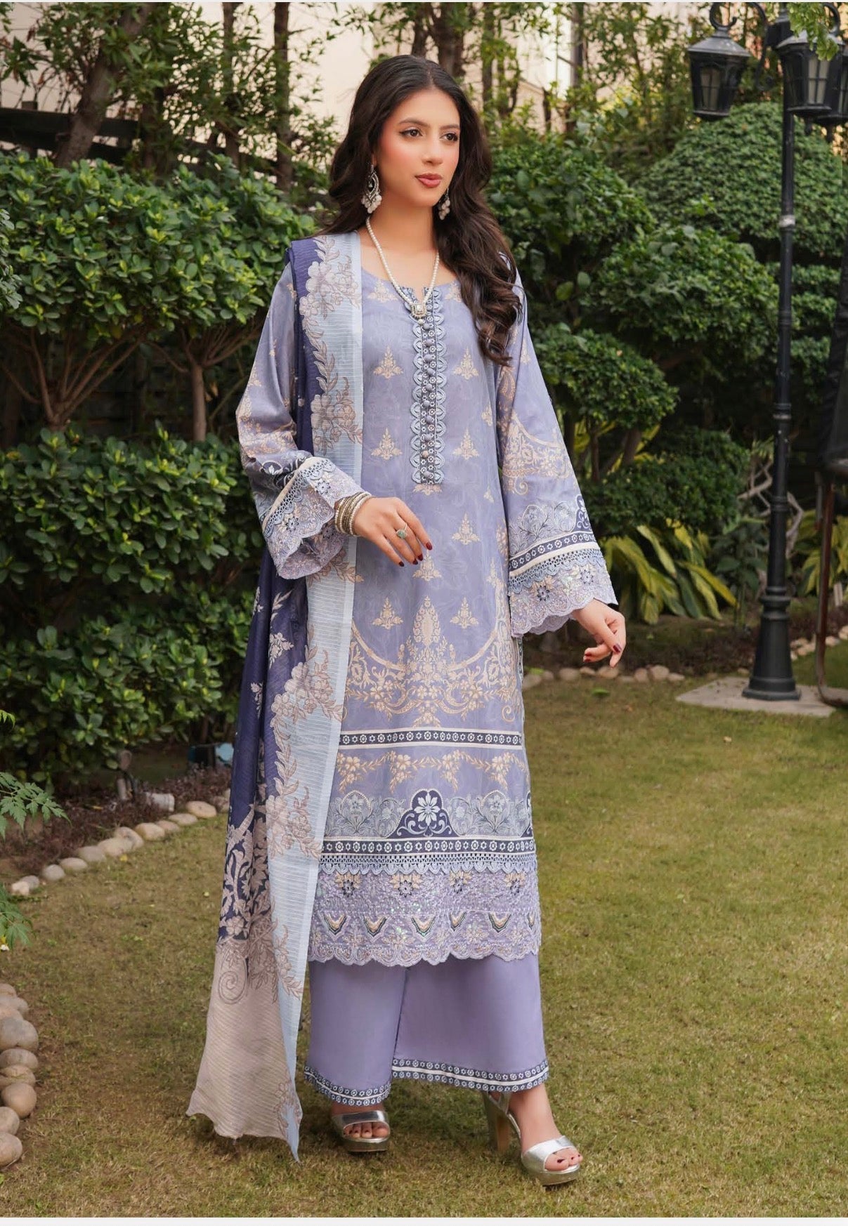 Traditional Pakistani Cotton Salwar Kameez, Cultural Wear for Women