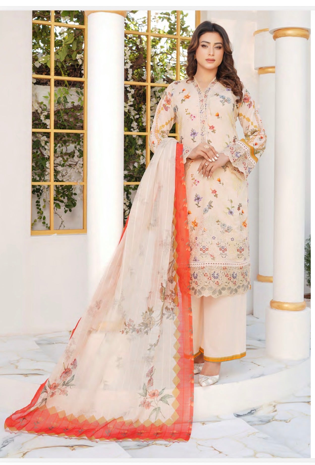 Pakistani Cotton Salwar Kameez, Cultural Wear for Women