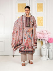 Muslin Digital Printed Salwar Kameez, Cultural Wear for Women