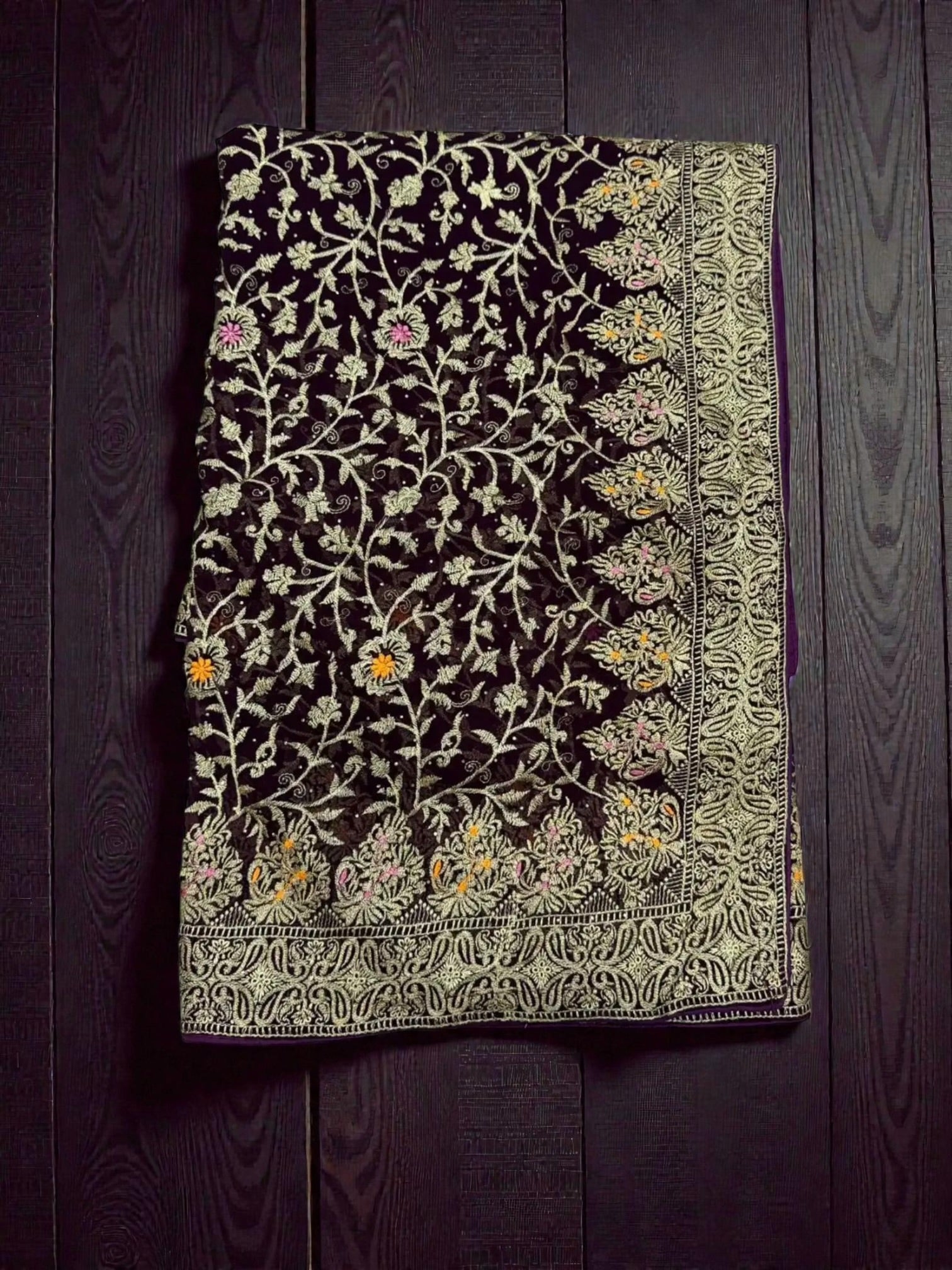 Crunchy Heavy Work Traditional Saree, Cultural Wear for Women