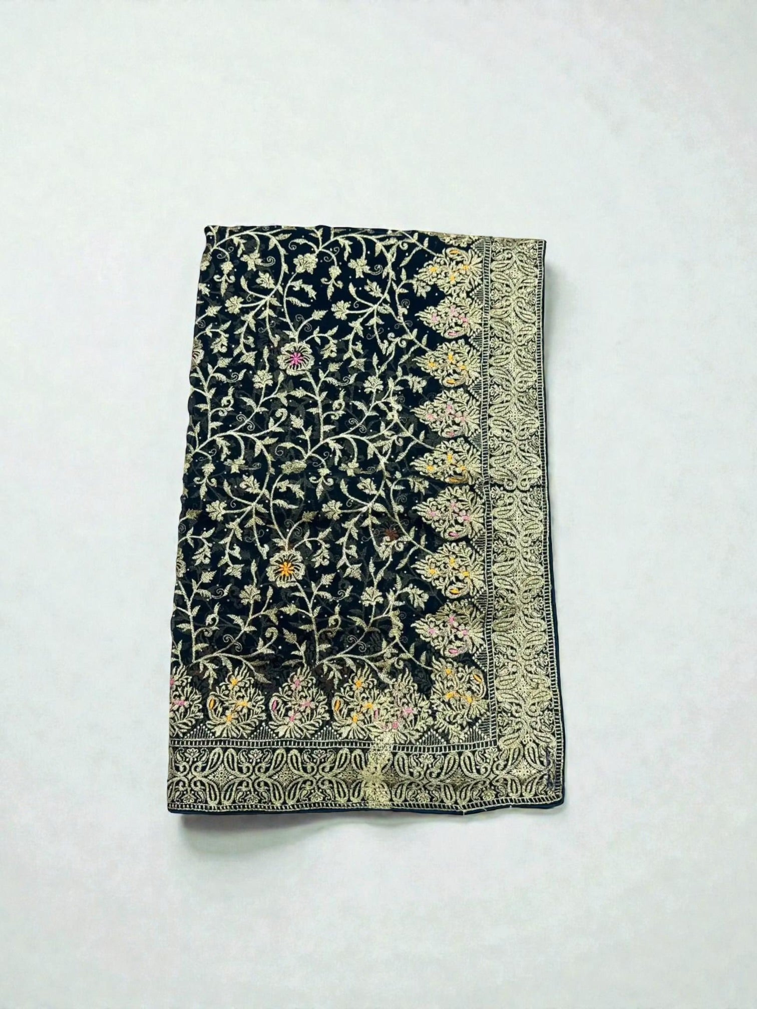 Crunchy Heavy Work Traditional Saree, Cultural Wear for Women
