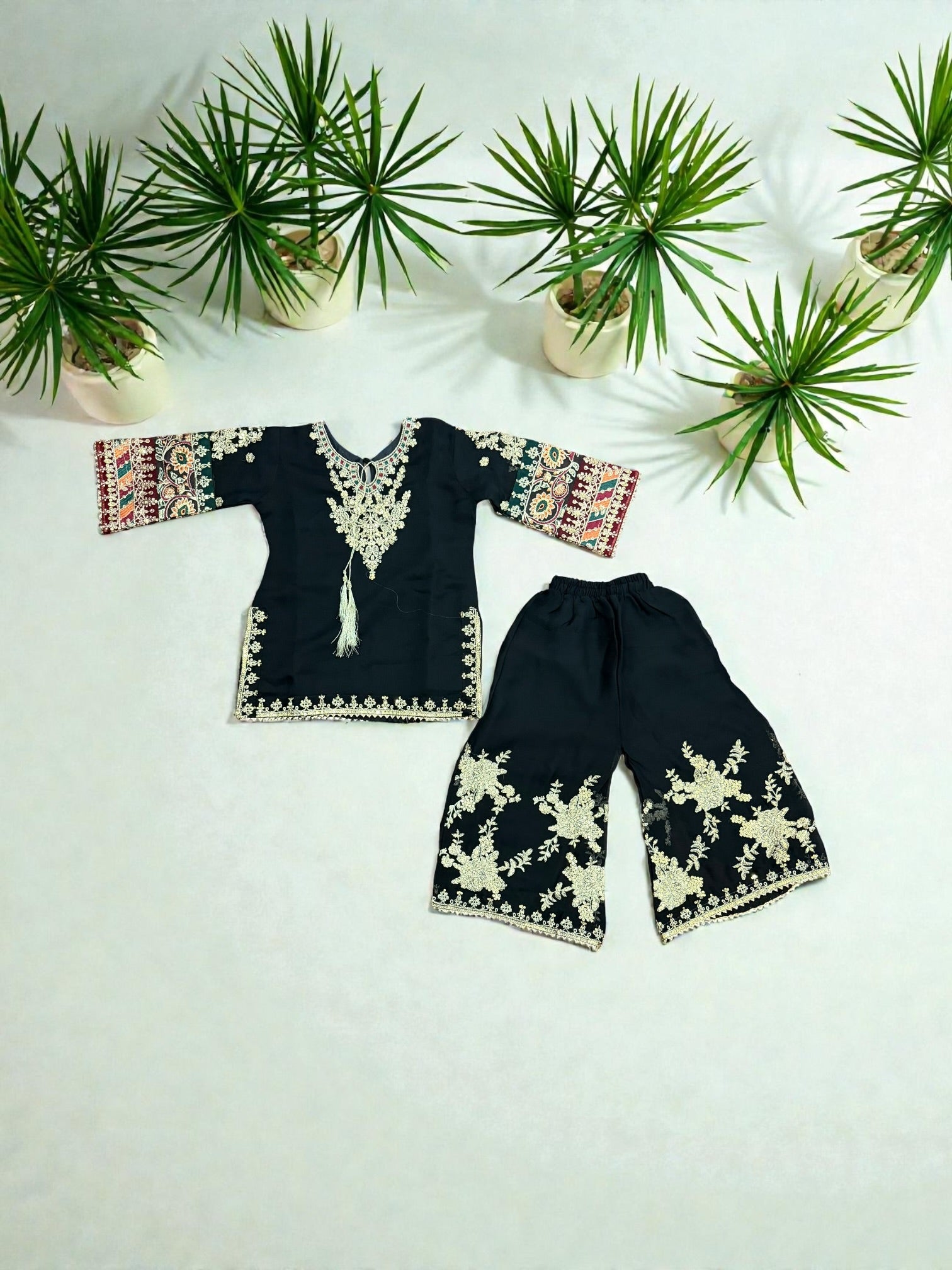 Traditional Designer Salwar Kameez for Little Girls, Elegant & Stylish Cultural Wear