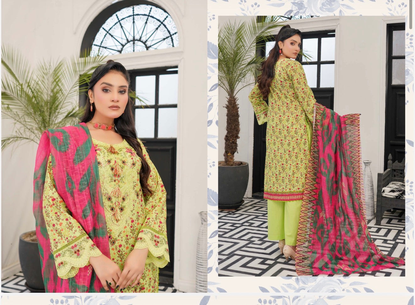 Pakistani Cotton Salwar Kameez, Cultural Wear for Women