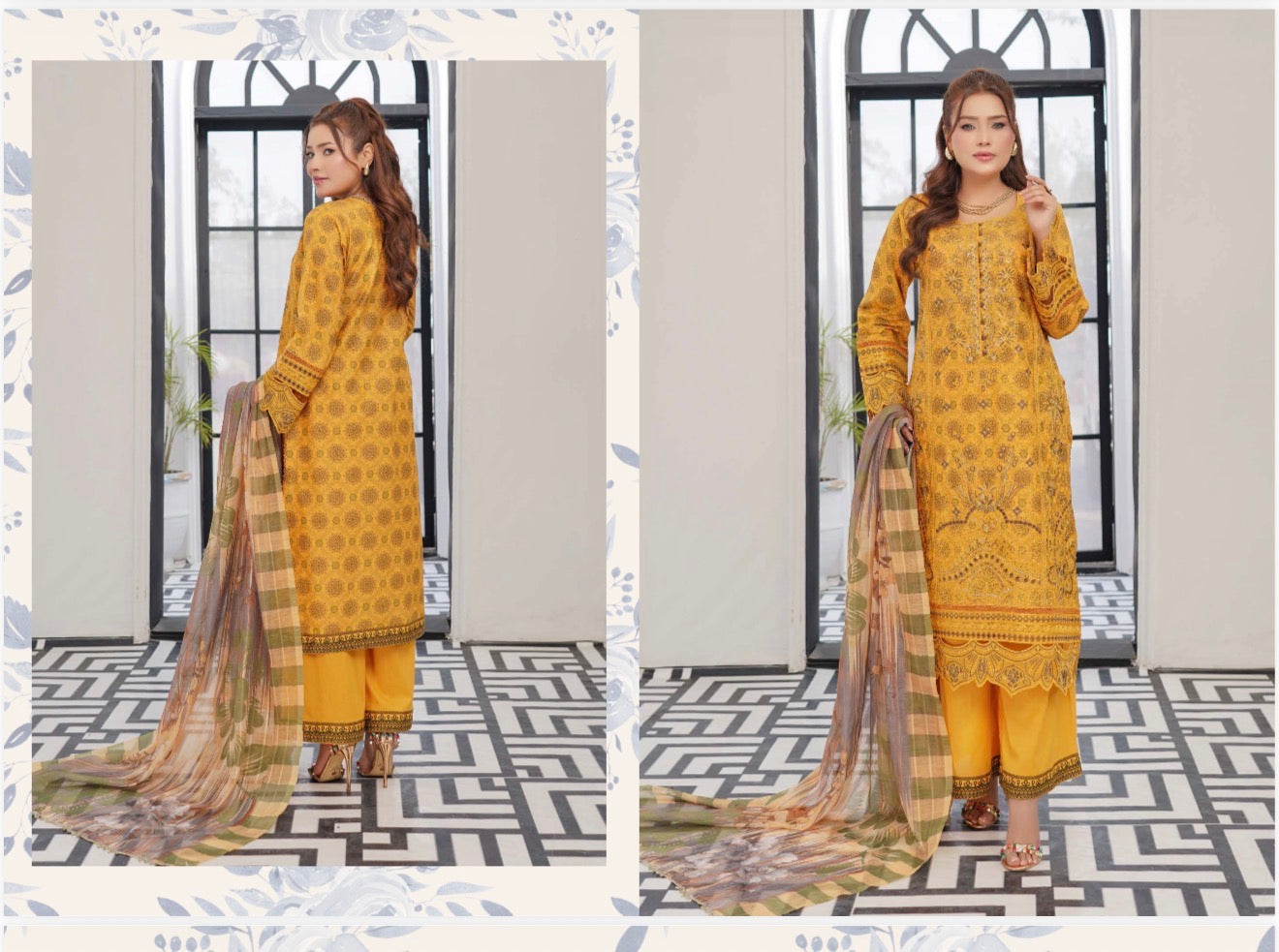 Pakistani Cotton Salwar Kameez, Cultural Wear for Women