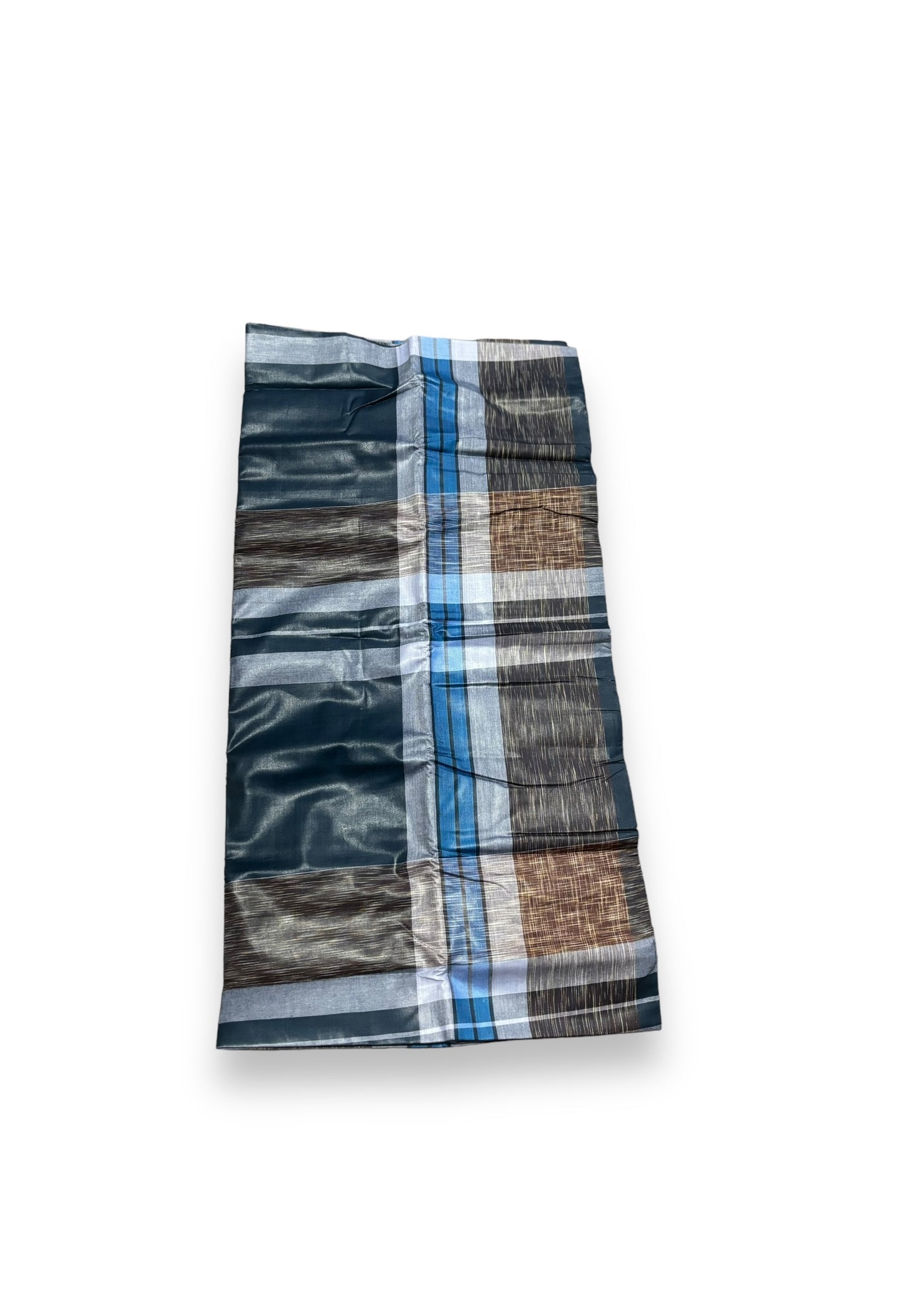 Classic Comfort: Stitched Cotton Lungi for Men - Stay Cool and Relaxed- 117