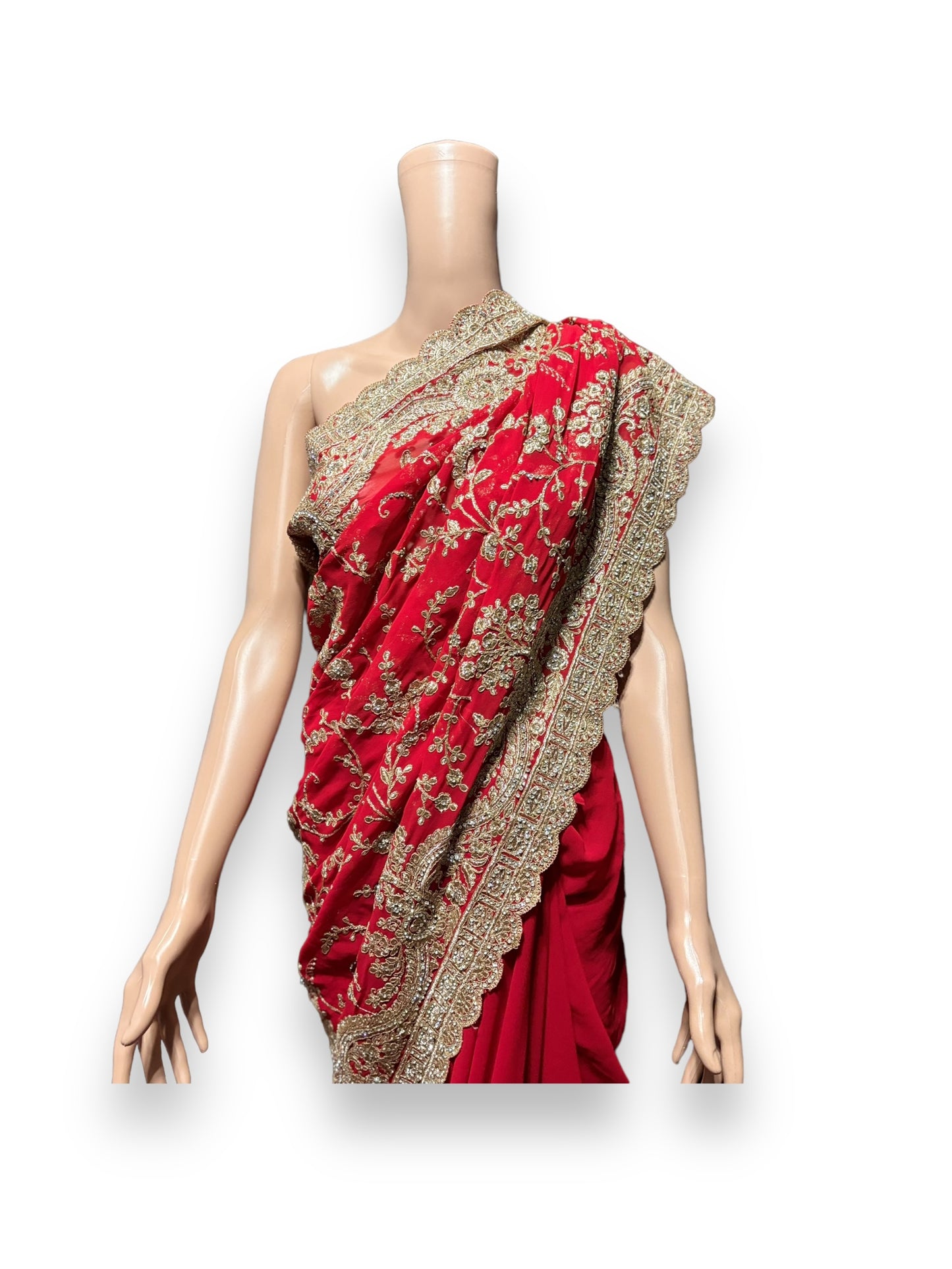 All Over Work Party Wear Traditional Designer Saree