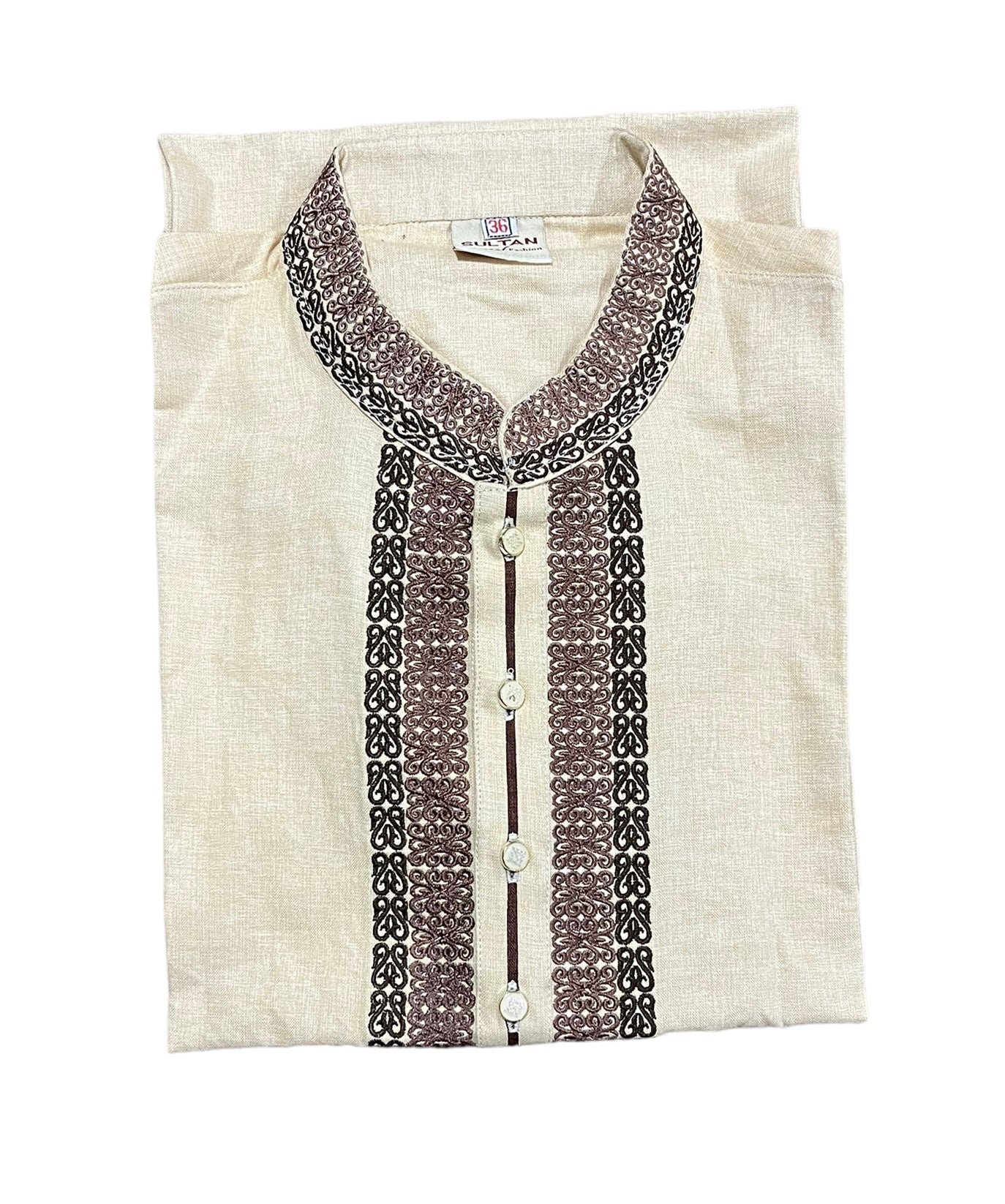 Beige - Comfortable Boys' Soft Cotton Kurta: Stylish and Breathable Ethnic Wear for Every Occasion