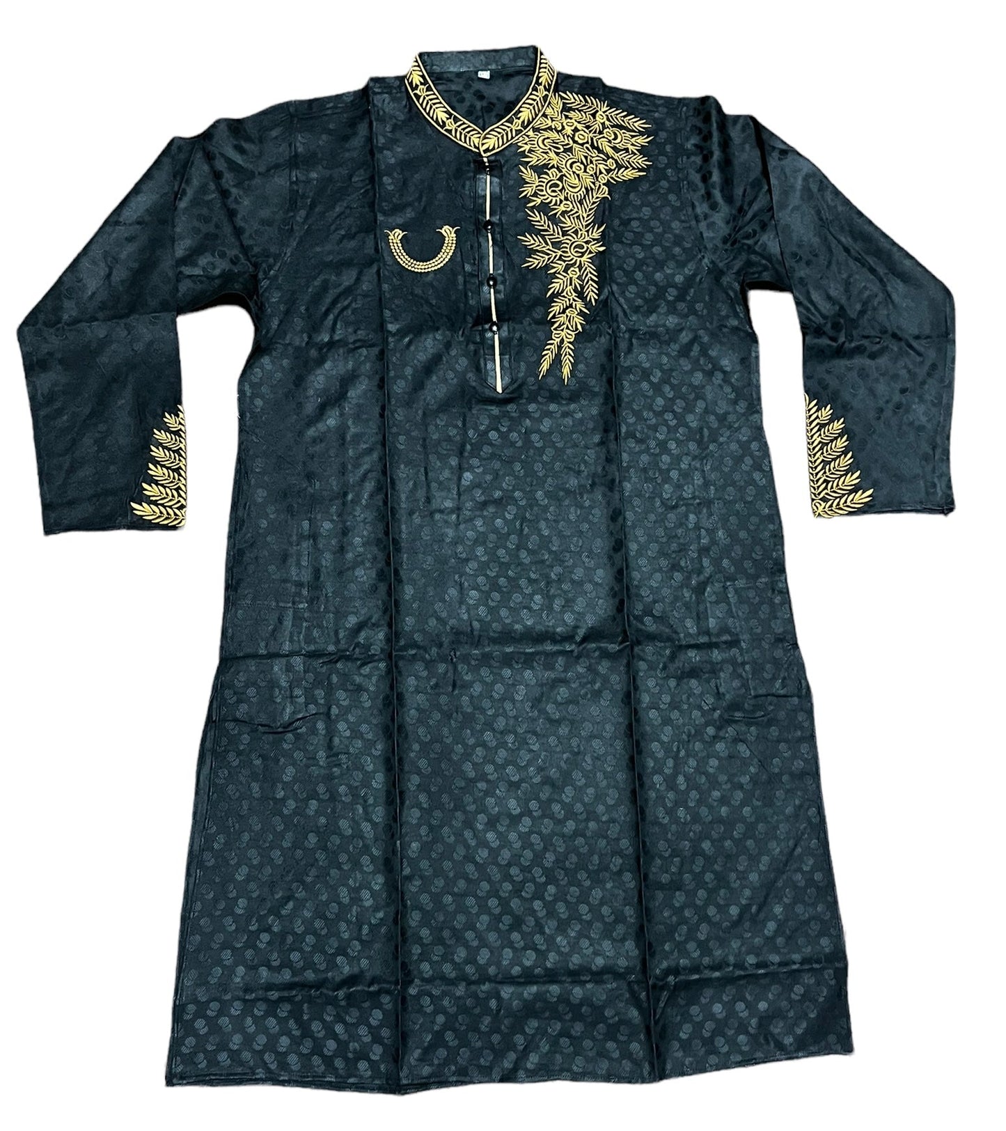 Black - Comfortable Boys' Soft Cotton Kurta: Stylish and Breathable Ethnic Wear for Every Occasion