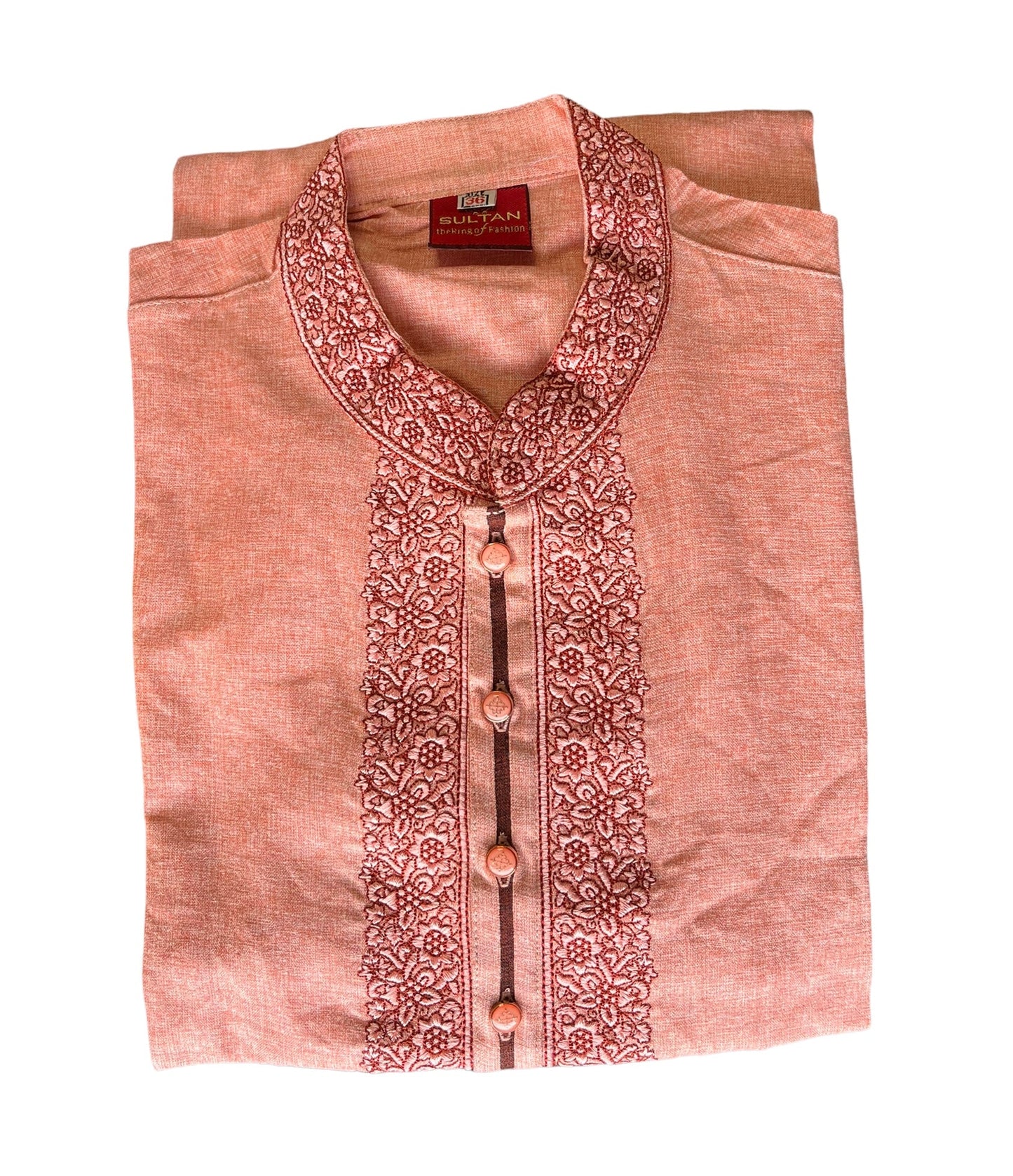 Light Pink- Comfortable Boys' Soft Cotton Kurta: Stylish and Breathable Ethnic Wear for Every Occasion