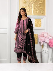 Traditional Saree Ghor Charlotte Salwar Kameez suit for women, showcasing intricate embroidery and vibrant cultural design.