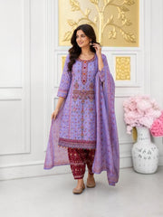 Traditional Cotton Designer Salwar Kameez Suit, Cultural Wear for Women, 217