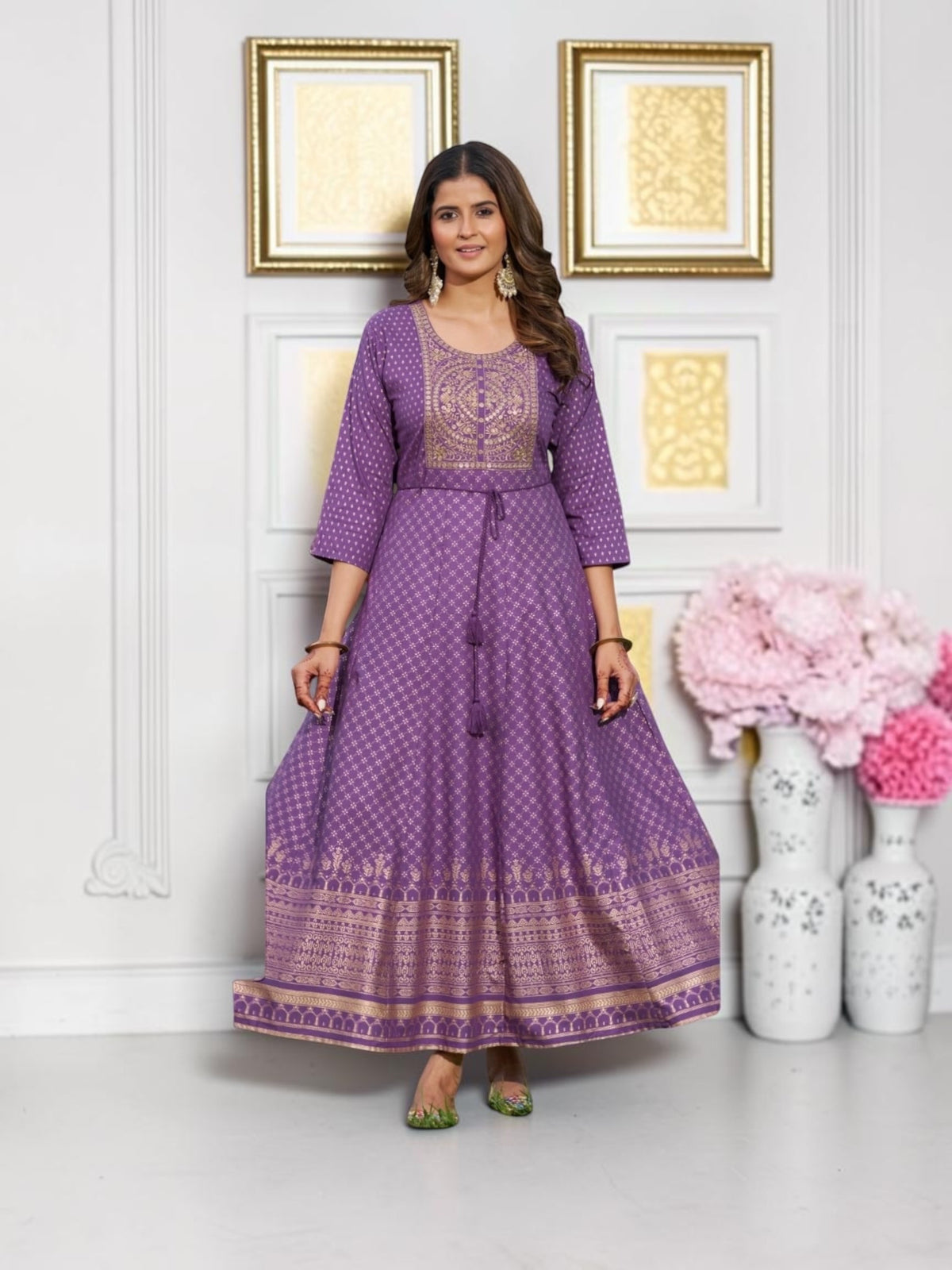 Rayon Print Traditional Kurti, Cultural Wear for Women