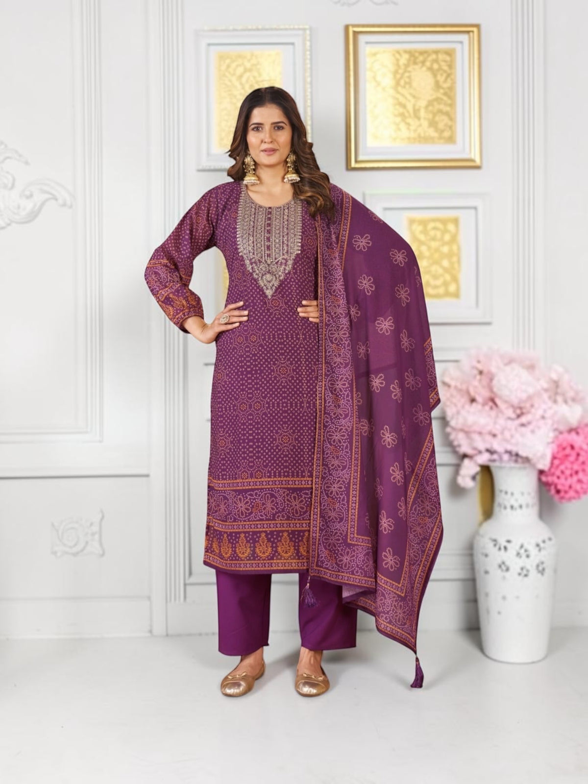 Chiffon Digital Printed Traditional Salwar Kameez, Cultural Wear for Women
