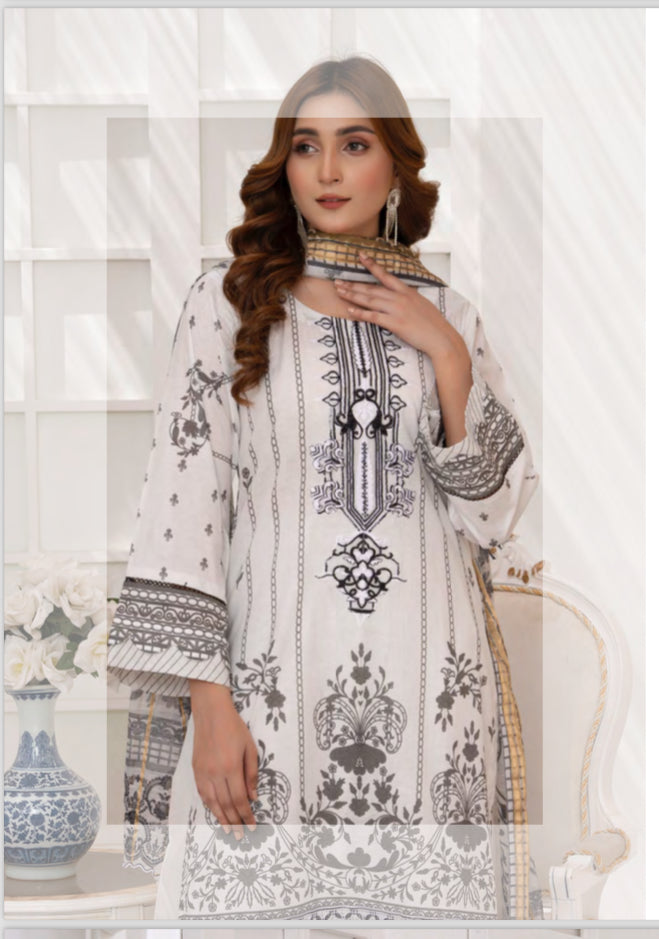 Traditional Pakistani Salwar Kameez Suit - D01