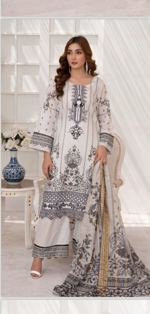 Traditional Pakistani Salwar Kameez Suit - D01