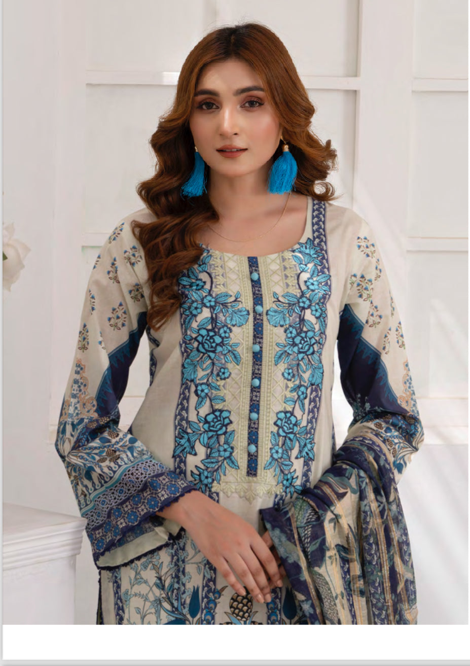 Traditional Pakistani Salwar Kameez Suit - D04