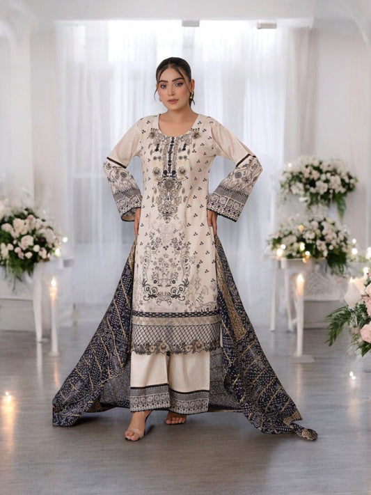 Traditional Pakistani Salwar Kameez Suit - D06