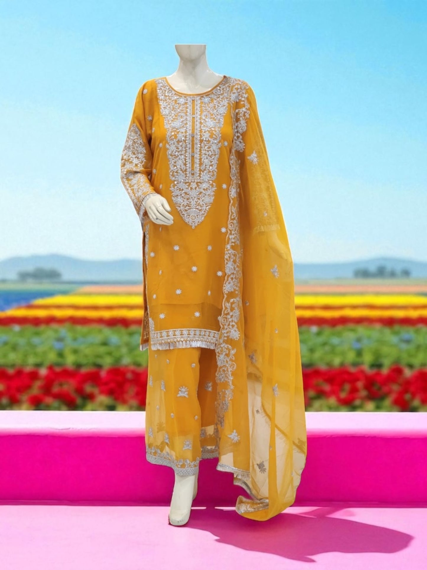Traditional Salwar Kameez, Cultural Wear for Women, Aug12