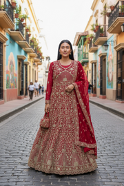 Faux Georgette Party Wear Gown with Purse, Cultural Wear for Women