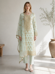 Traditional Saree Ghor Charlotte Salwar Kameez for women, featuring intricate embroidery and vibrant colors.