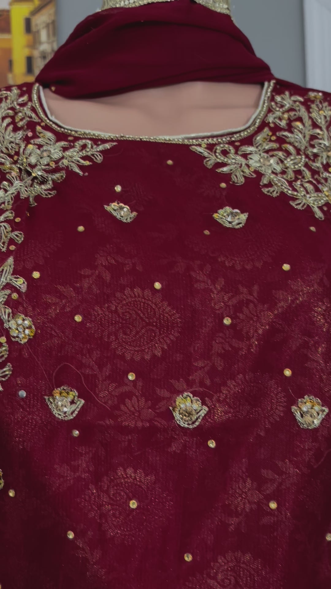 Load video: Traditional Garara Designer Salwar Kameez Suit, Cultural Wear for Women, 231