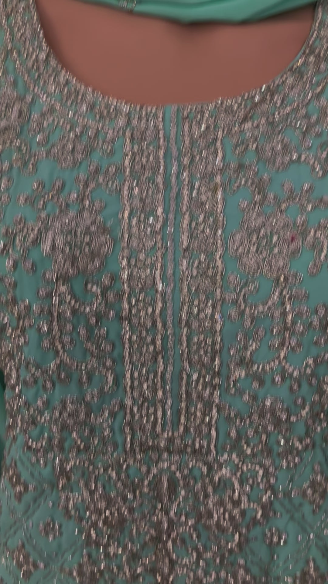 Load video: Traditional Designer Sharara Salwar Kameez Suit, Cultural Wear for Women, 210