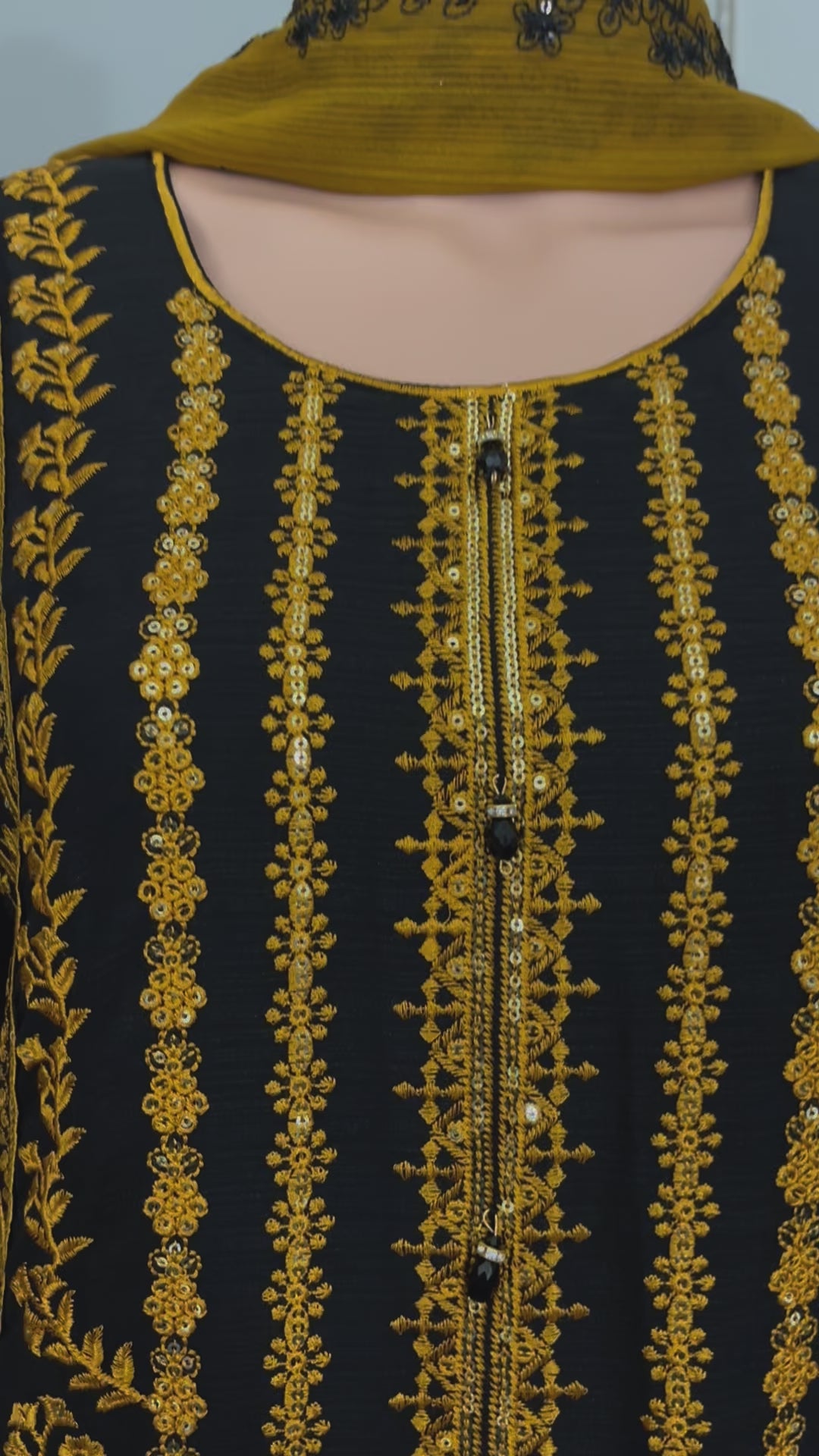 Load video: Traditional Designer Salwar Kameez Suit, Cultural Wear for Women, 219