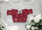 Traditional Ready Made Blouse for Saree, Cultural Wear for Women, 02 - Saree Ghor Charlotte