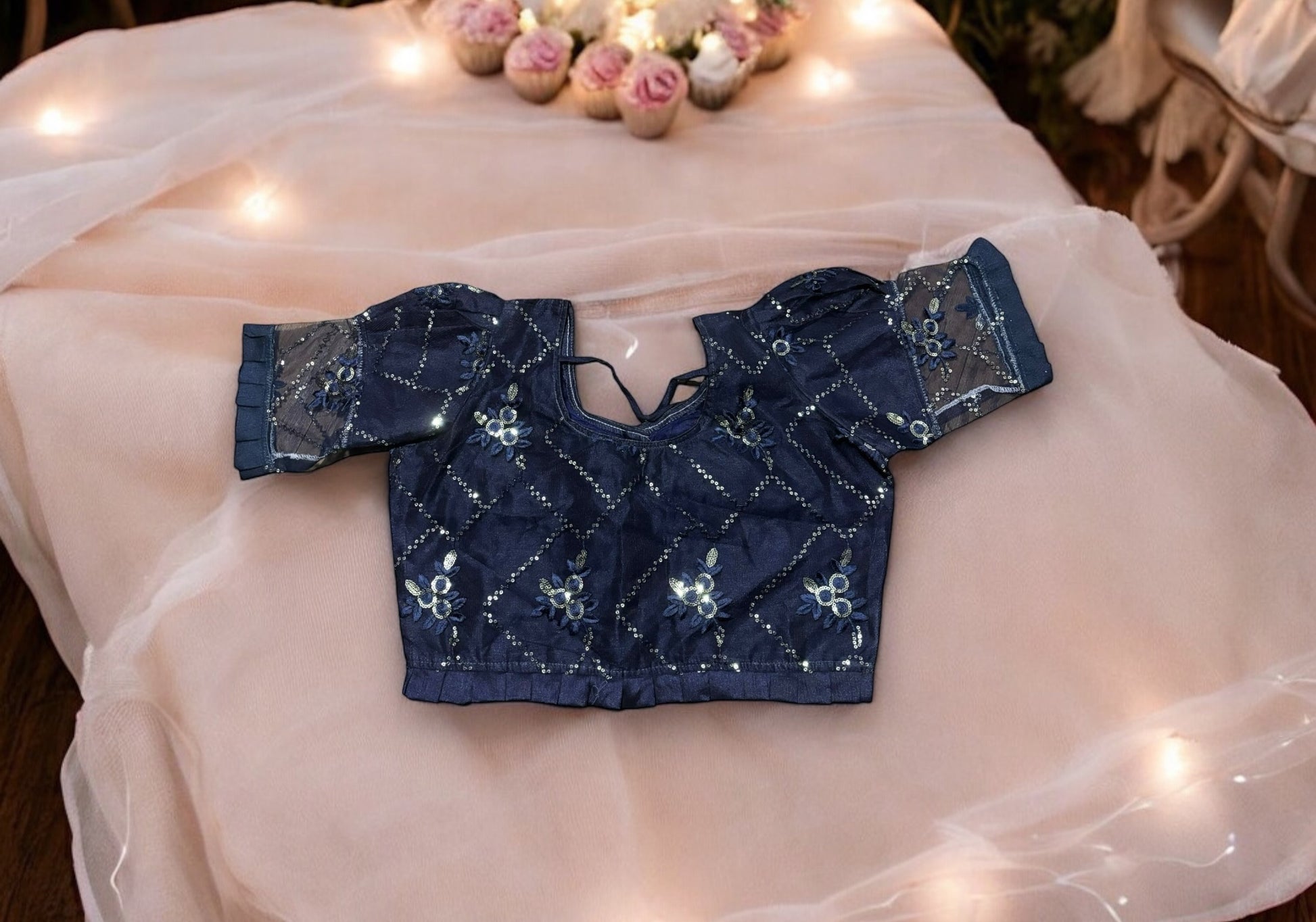 Traditional Ready Made Blouse for Saree, Cultural Wear for Women, 03 - Saree Ghor Charlotte