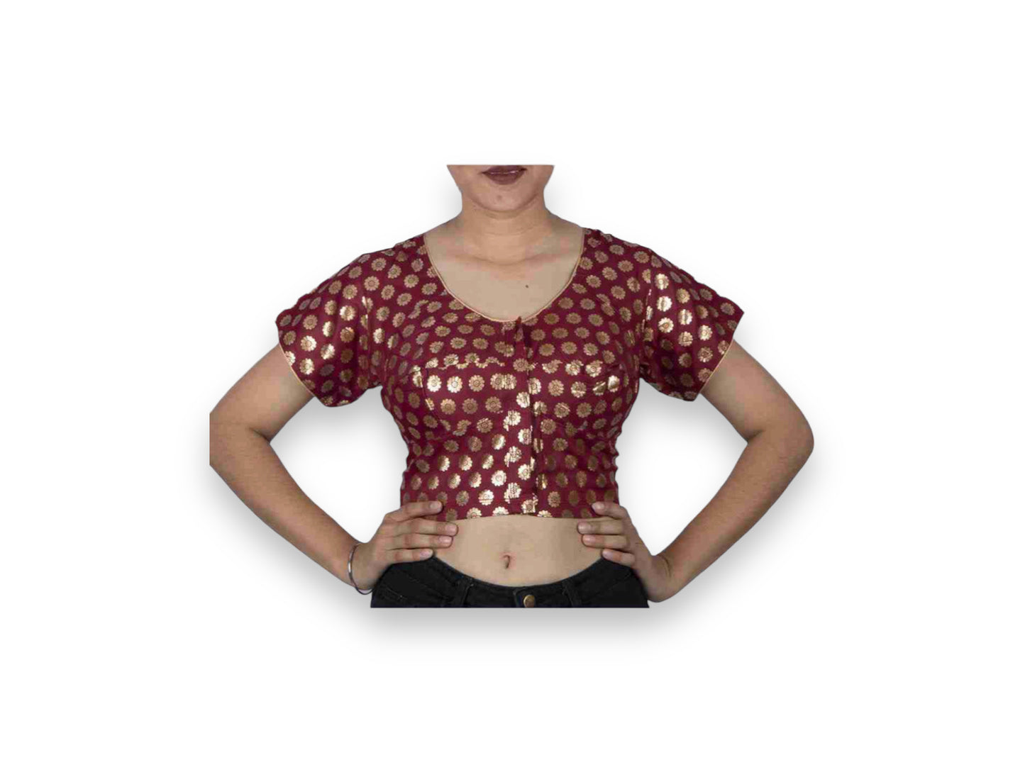 Traditional Ready Made Blouse for Saree – Ethnic Wear for Women - 101 - Saree Ghor Charlotte