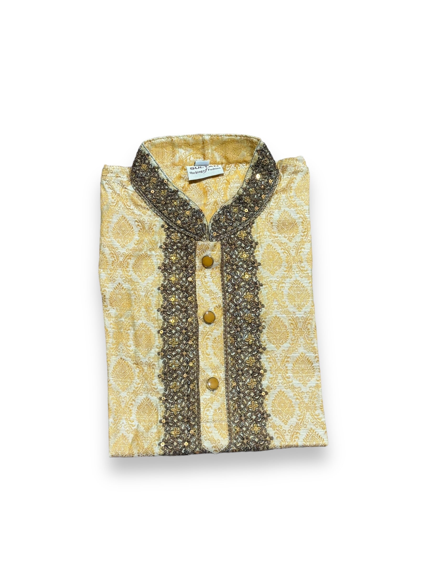 Traditional Boys Embroidery Work Cotton Kurta, 06 - Saree Ghor Charlotte