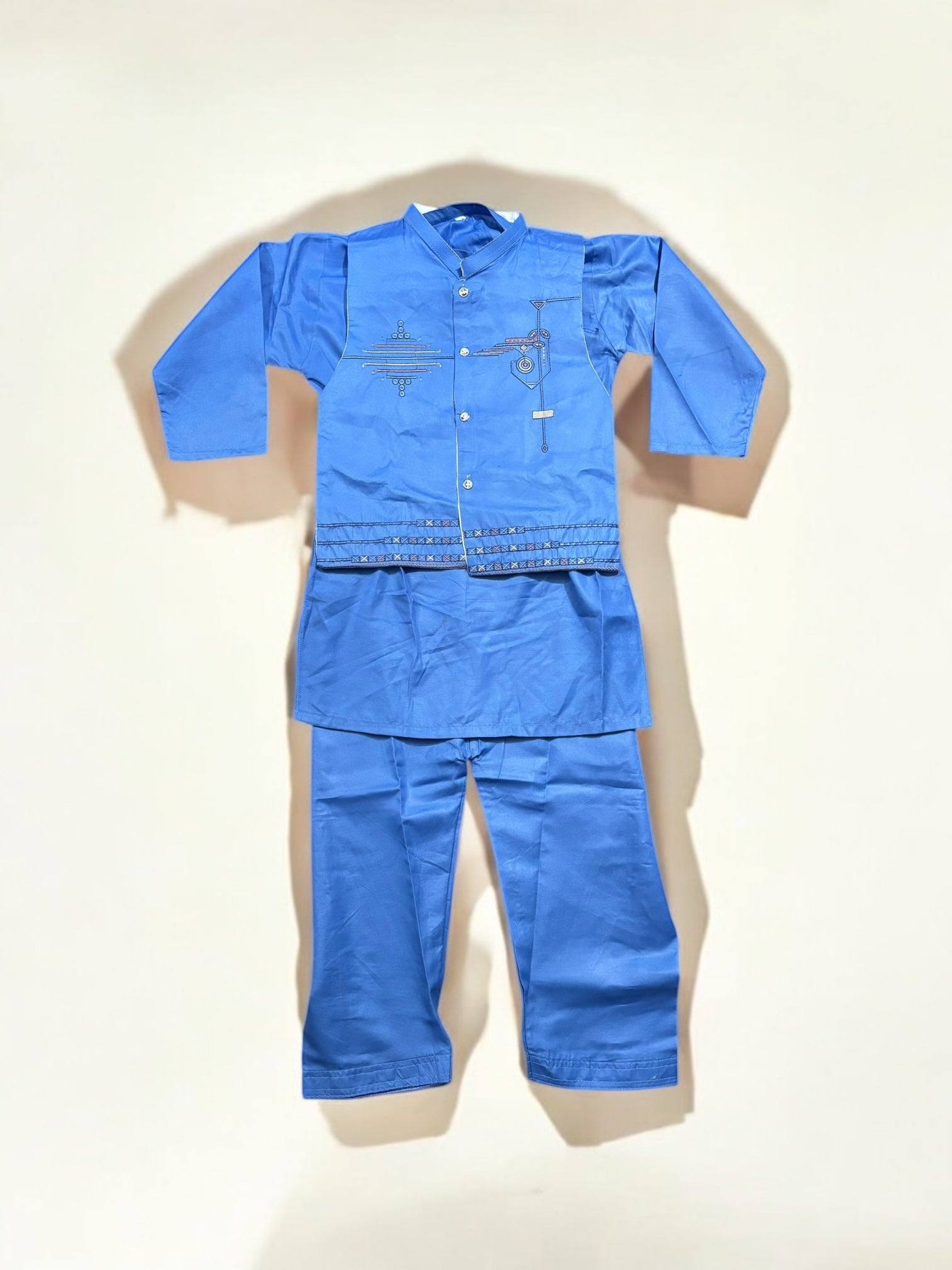 Traditional Kurta, Pajama and Coat Set for Boys, Cultural Wear, 306 - Saree Ghor Charlotte