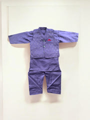 Traditional Kurta, Pajama and Coat Set for Boys, Cultural Wear, 312 - Saree Ghor Charlotte