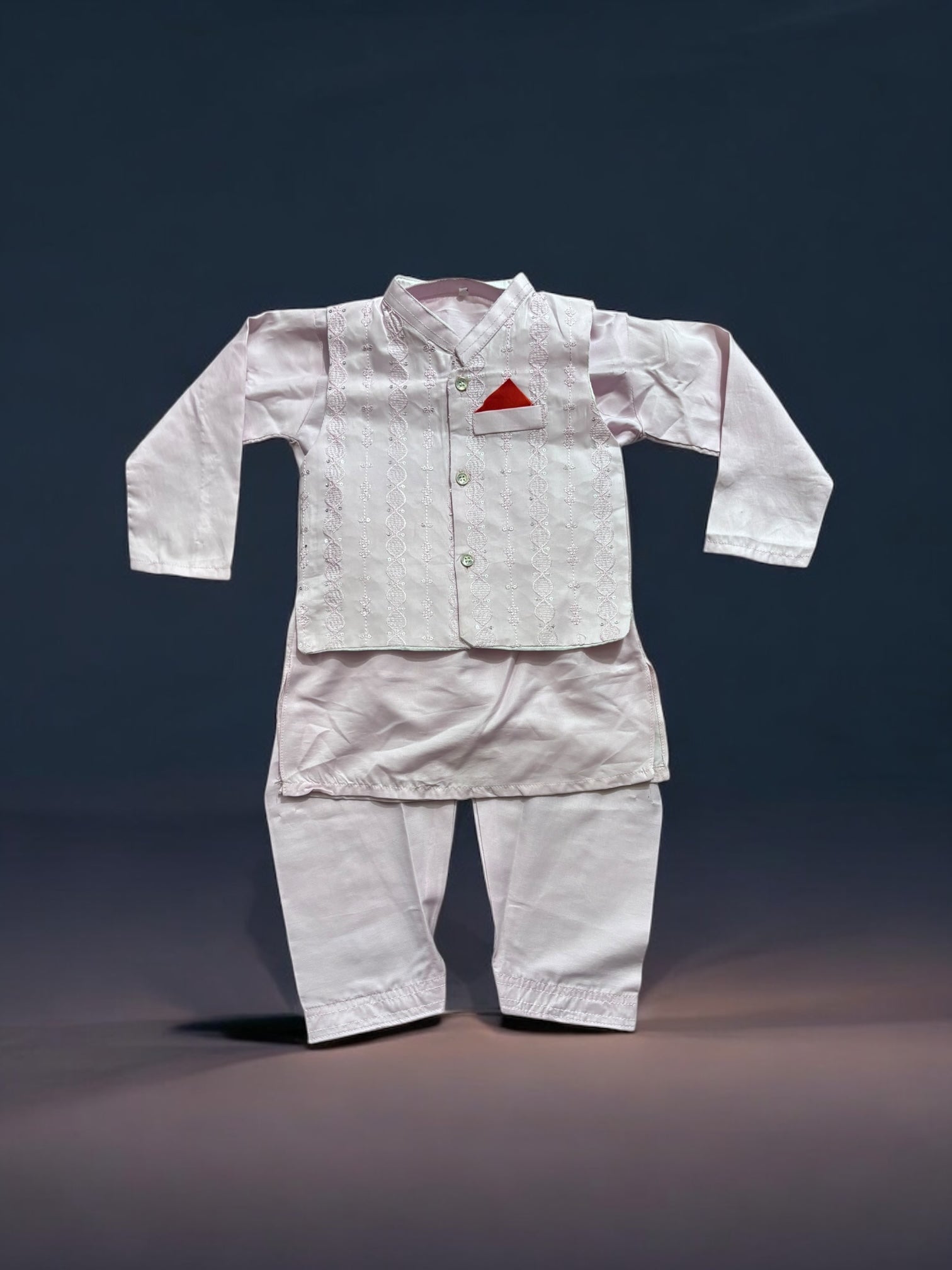 Traditional Kurta, Pajama and Coat Set for Boys, Cultural Wear, 319 - Saree Ghor Charlotte