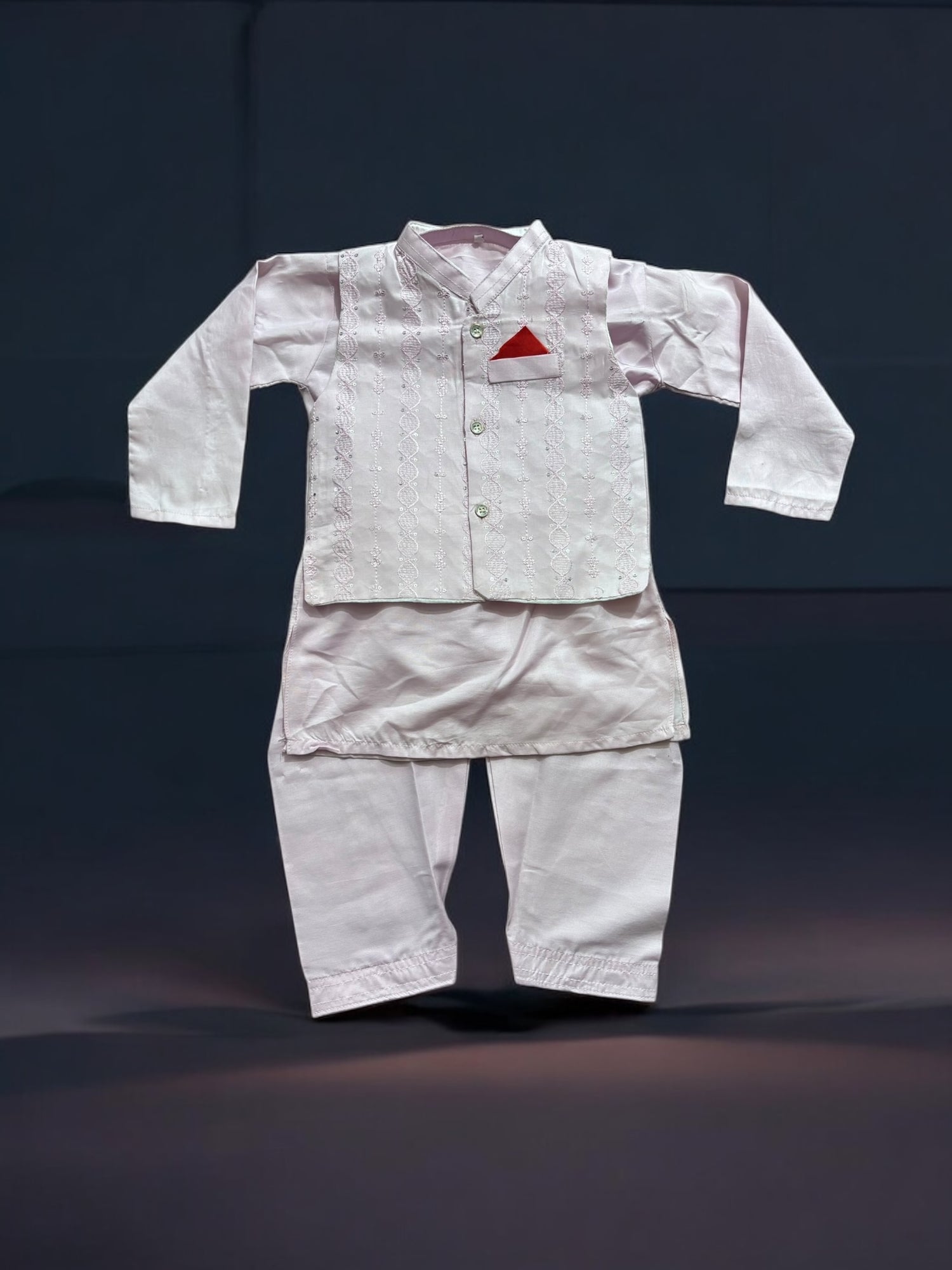 Traditional Kurta, Pajama and Coat Set for Boys - Ethnic Wear- 319 - Saree Ghor Charlotte
