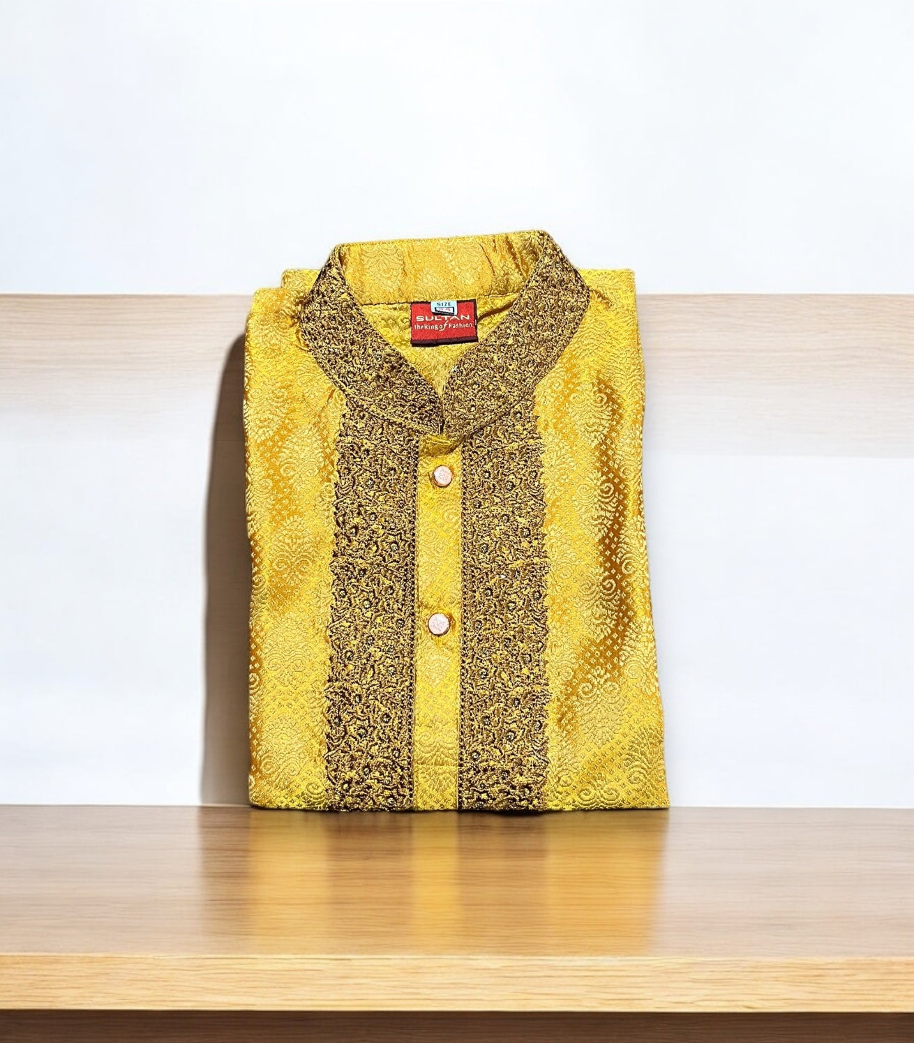 Traditional boys Kurta Punjabi by Saree Ghor Charlotte, ethnic wear for 2-3 year old boys, in vibrant fabric and classic design.