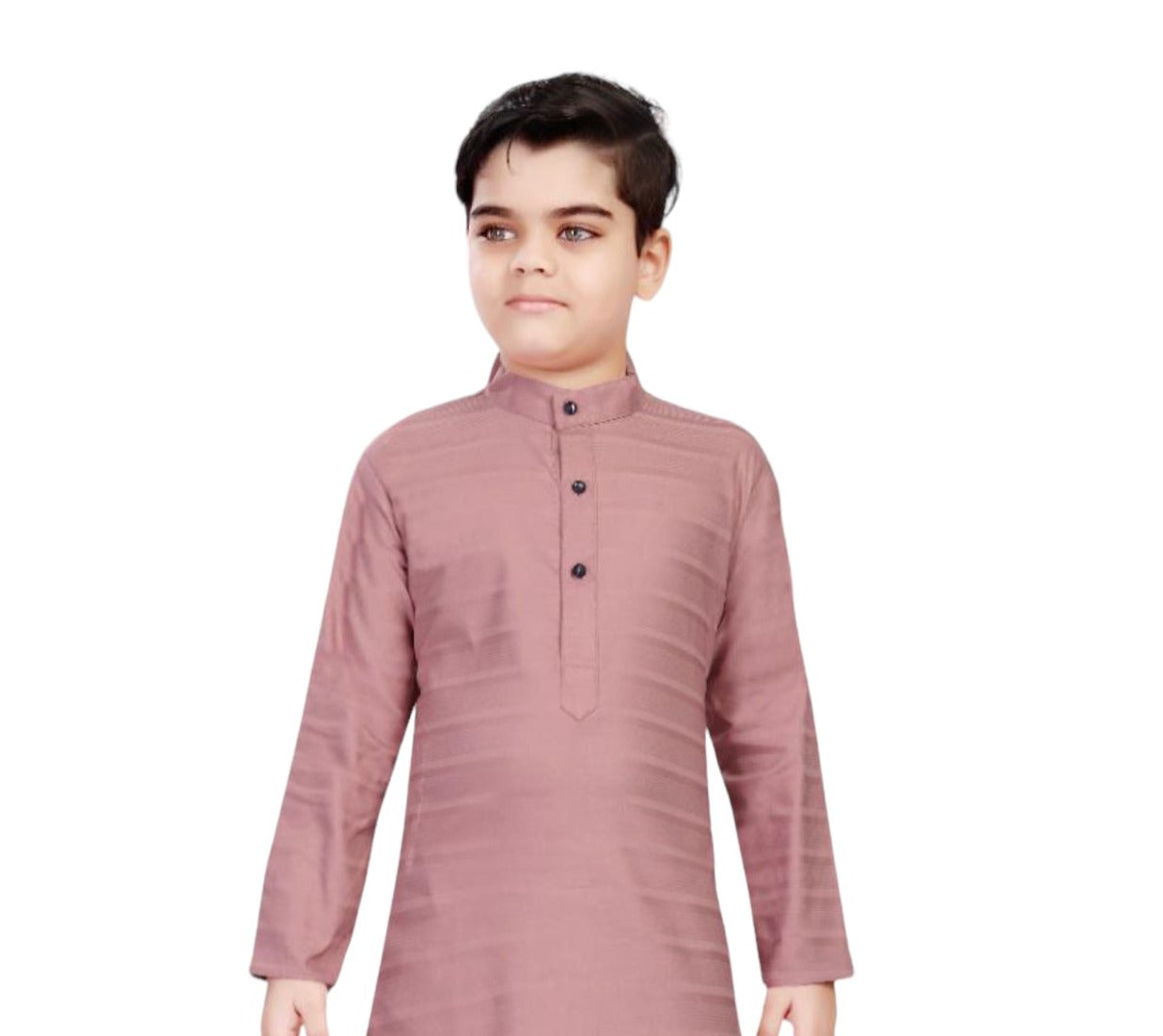 Onion Pink Traditional Kurta Pajama Set for Boys, Cultural Wear, HT1009 - Saree Ghor Charlotte