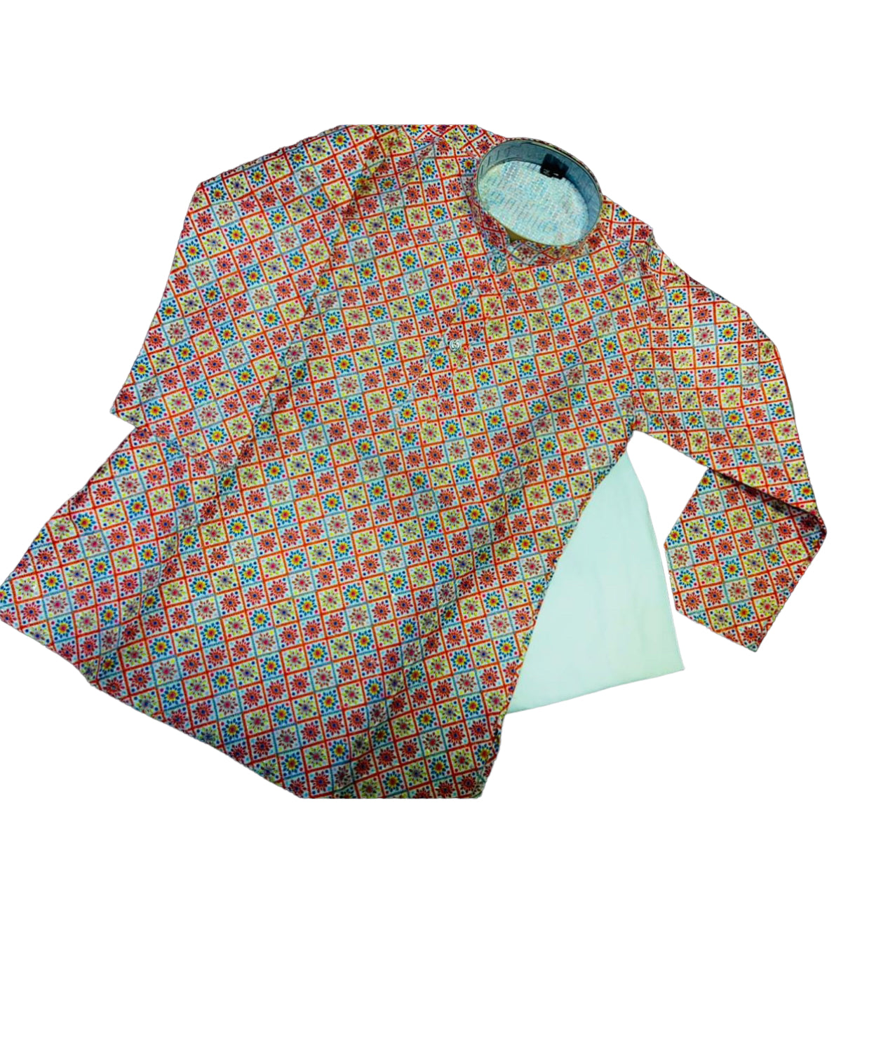 Silk Traditional Kurta Pajama Set for Boys, Cultural Wear, HT1001 - Saree Ghor Charlotte