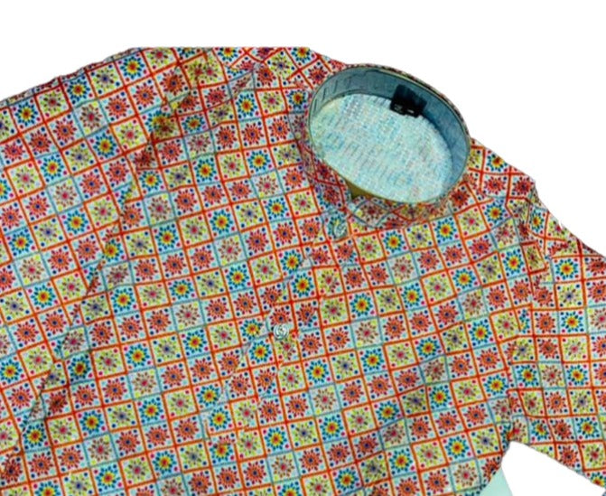 Silk Traditional Kurta Pajama Set for Boys, Cultural Wear, HT1001 - Saree Ghor Charlotte