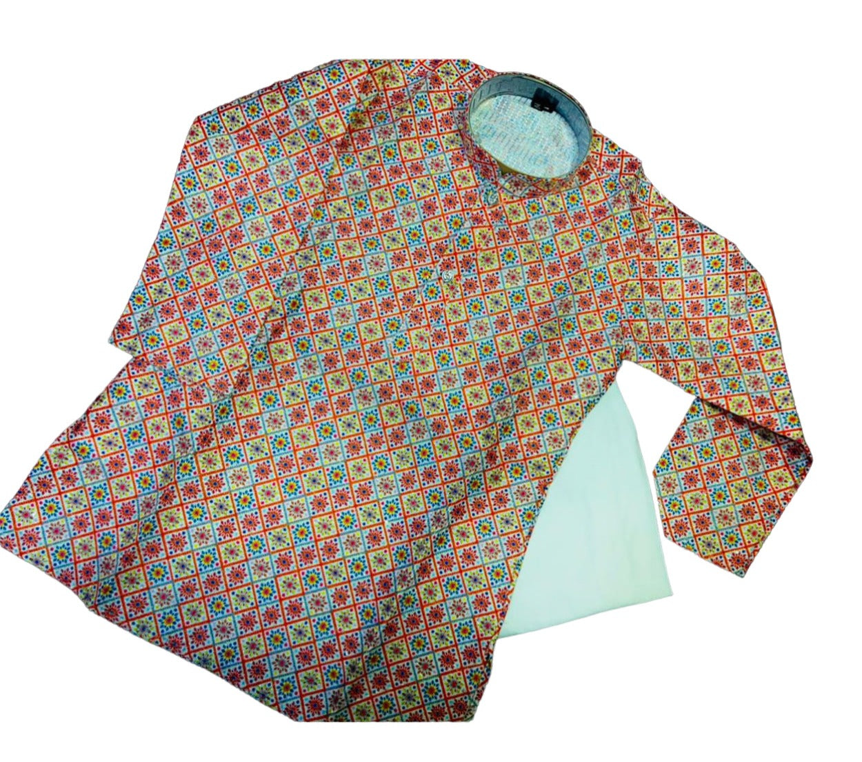 Silk Traditional Kurta Pajama Set for Boys, Cultural Wear, HT1001 - Saree Ghor Charlotte