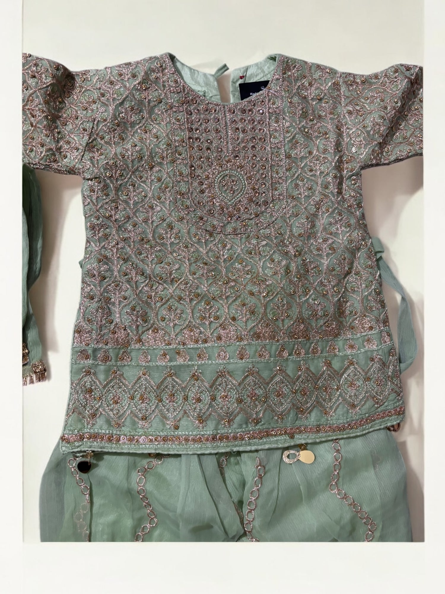 Traditional Designer Salwar Kameez for Little Girls - Elegant & Stylish Ethnic Wear- 201 - Saree Ghor Charlotte