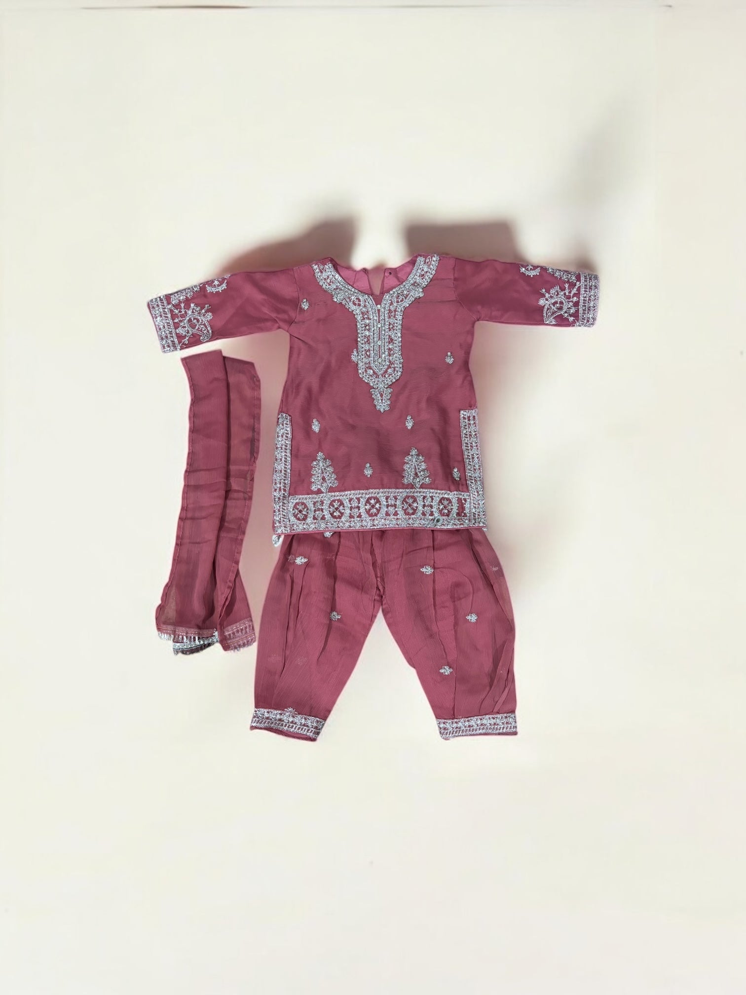 Traditional Designer Salwar Kameez for Little Girls, Elegant & Stylish Cultural Wear, 204 - Saree Ghor Charlotte