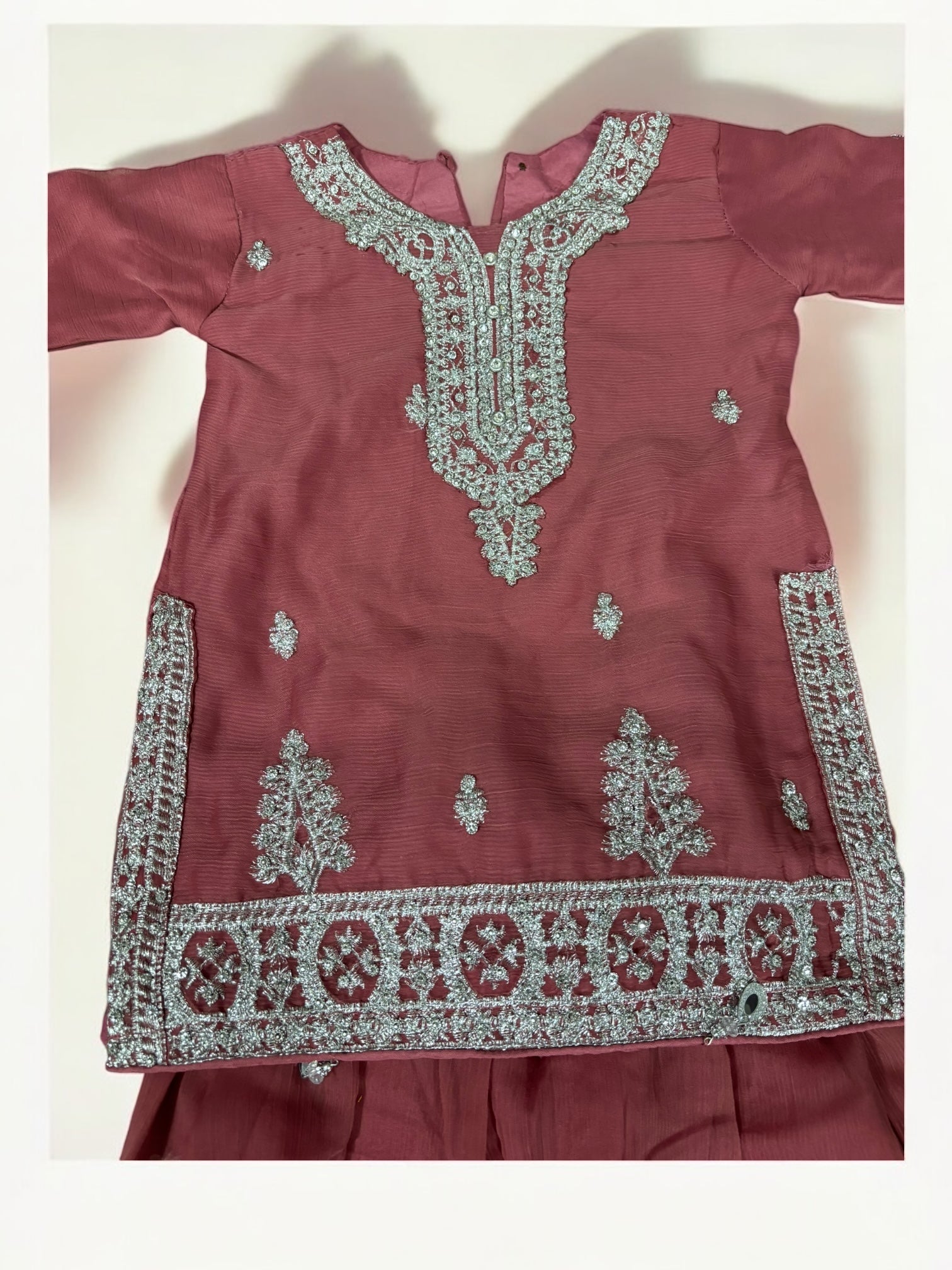 Traditional Designer Salwar Kameez for Little Girls, Elegant & Stylish Cultural Wear, 204 - Saree Ghor Charlotte